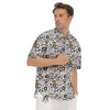 Car Vehicle Accessories Print Pattern Men's Short Sleeve Shirts-grizzshop