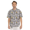 Car Vehicle Accessories Print Pattern Men's Short Sleeve Shirts-grizzshop