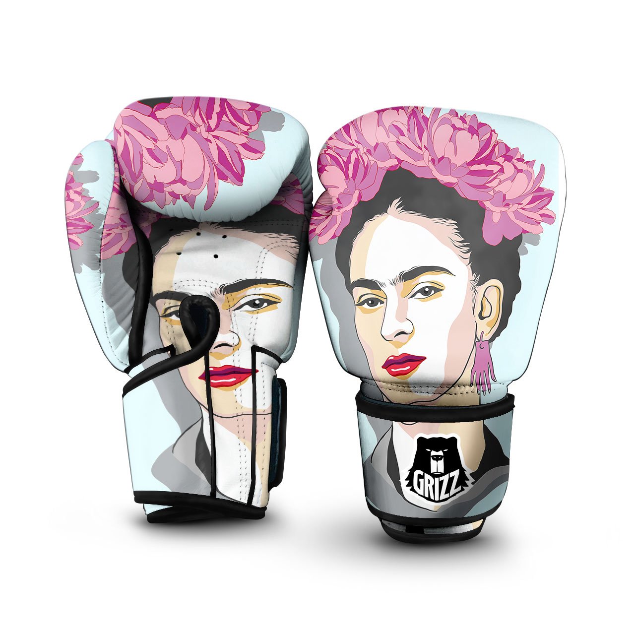 Carmen Frida Kahlo Magdalena Print Boxing Gloves-grizzshop