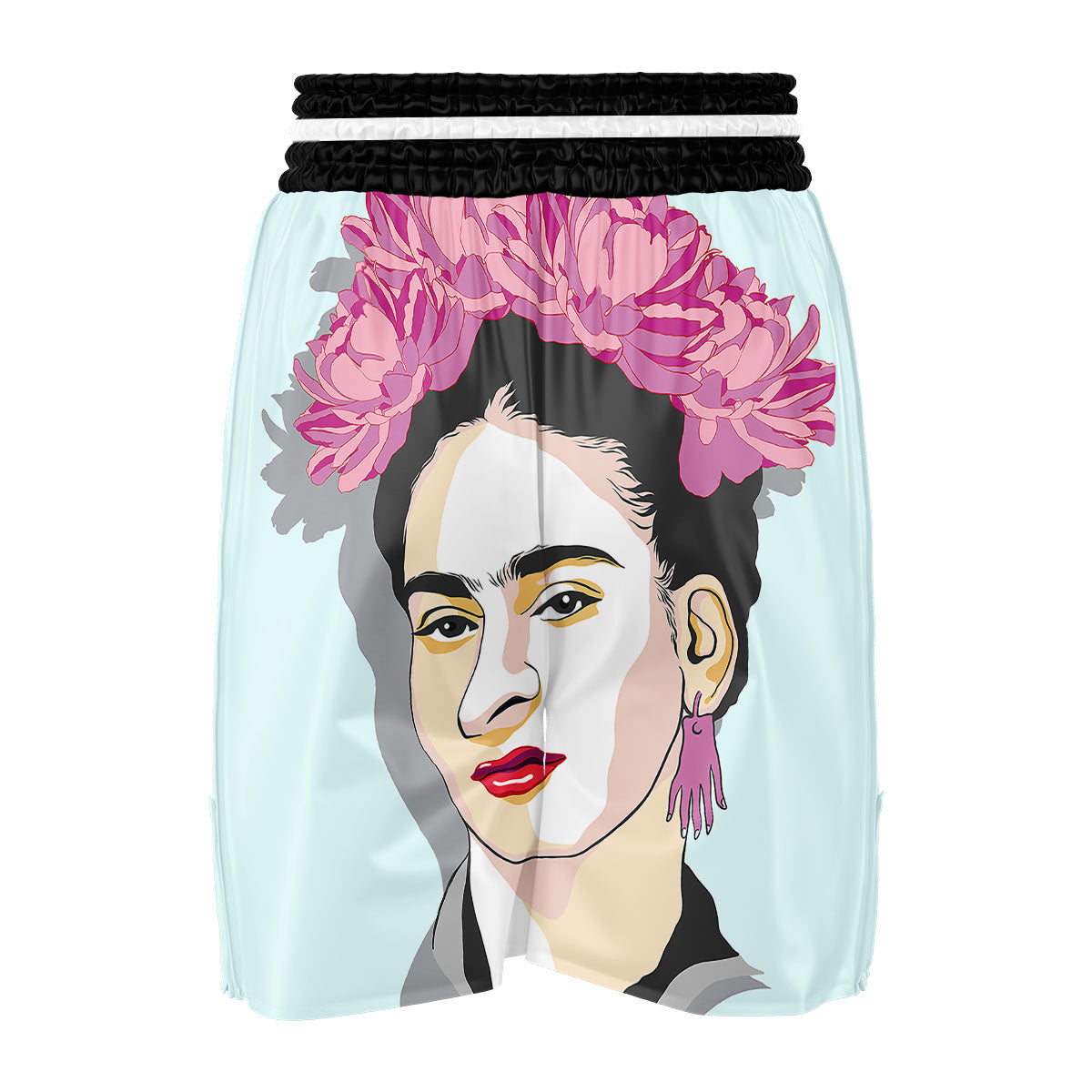 Carmen Frida Kahlo Magdalena Print Boxing Shorts-grizzshop