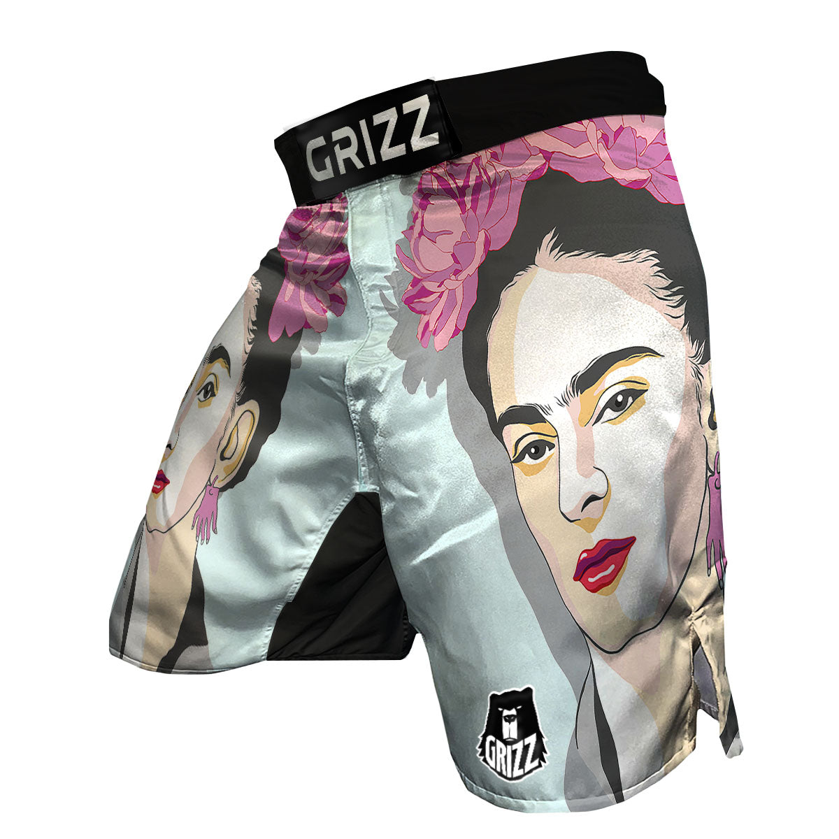 Carmen Frida Kahlo Magdalena Print MMA Shorts-grizzshop