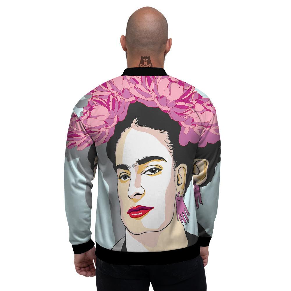 Carmen Frida Kahlo Magdalena Print Men's Bomber Jacket-grizzshop