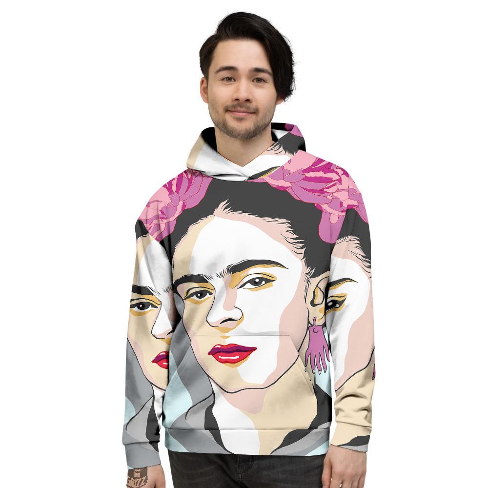 Carmen Frida Kahlo Magdalena Print Men's Hoodie-grizzshop