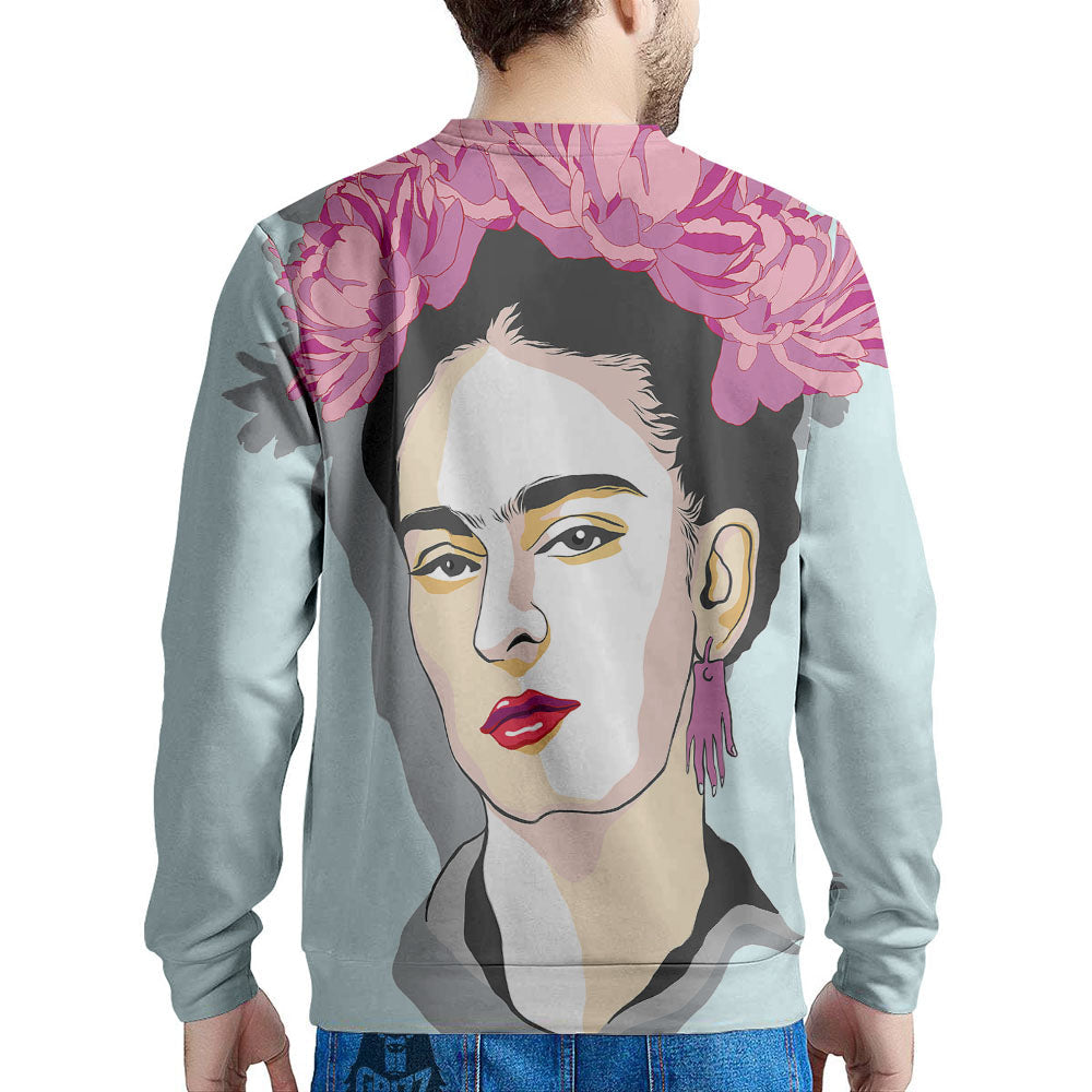 Carmen Frida Kahlo Magdalena Print Men's Sweatshirt-grizzshop