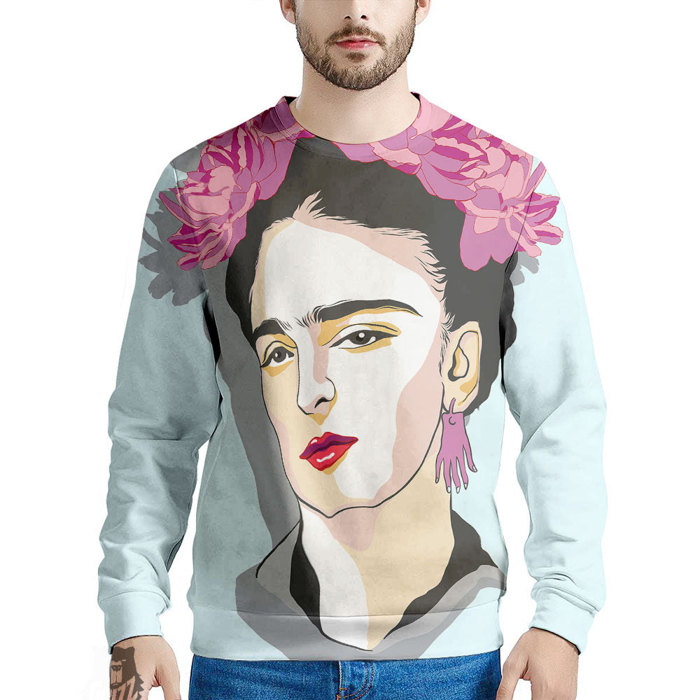 Carmen Frida Kahlo Magdalena Print Men's Sweatshirt-grizzshop
