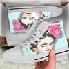 Carmen Frida Kahlo Magdalena Print White High Top Shoes-grizzshop