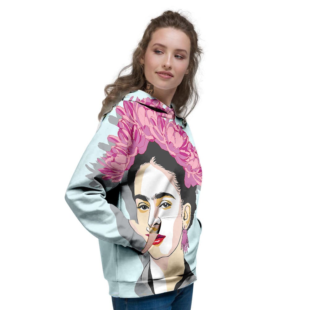 Carmen Frida Kahlo Magdalena Print Women's Hoodie-grizzshop
