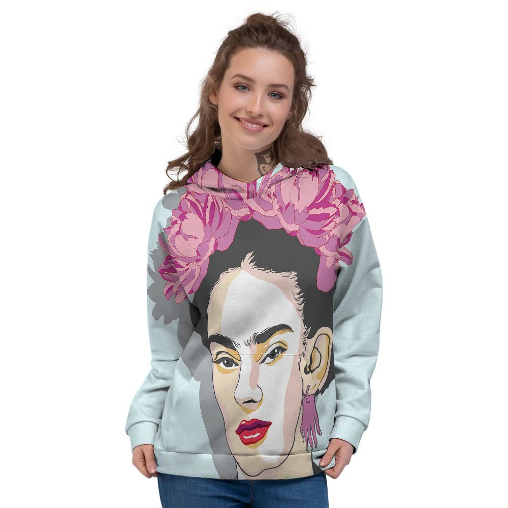 Carmen Frida Kahlo Magdalena Print Women's Hoodie-grizzshop