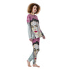 Carmen Frida Kahlo Magdalena Print Women's Pajamas-grizzshop