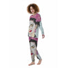 Carmen Frida Kahlo Magdalena Print Women's Pajamas-grizzshop