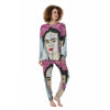 Carmen Frida Kahlo Magdalena Print Women's Pajamas-grizzshop