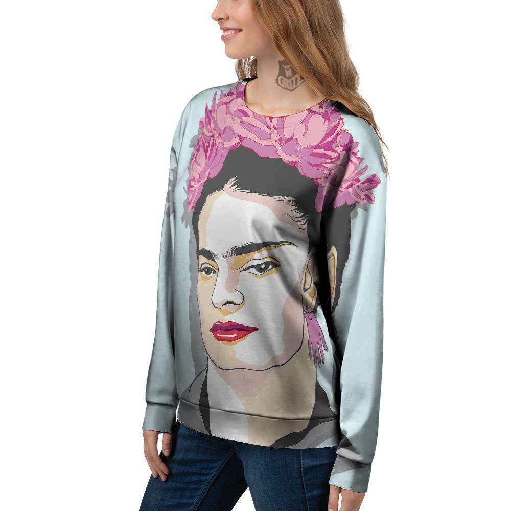 Carmen Frida Kahlo Magdalena Print Women's Sweatshirt-grizzshop