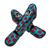 Carnation Blue And Red Print Pattern Muay Thai Shin Guards-grizzshop