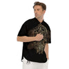 Carp Koi Fish Gold Print Men's Short Sleeve Shirts-grizzshop