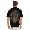 Carp Koi Fish Gold Print Men's Short Sleeve Shirts-grizzshop