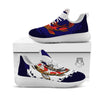 Carp Koi Fish Yin And Yang Print White Athletic Shoes-grizzshop