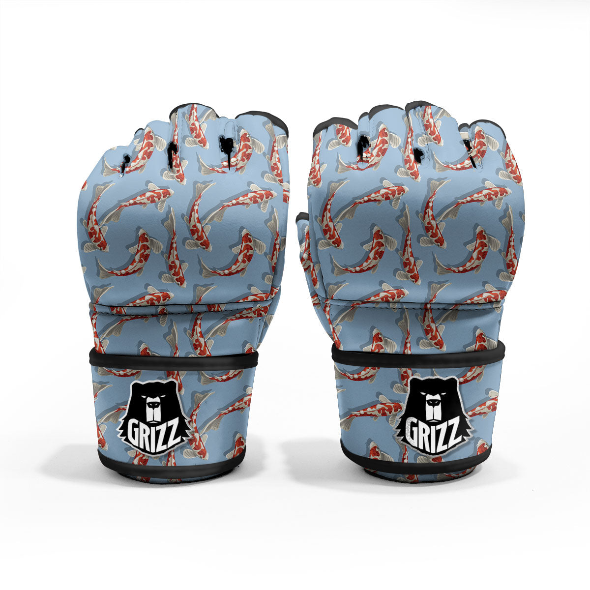 Carp Koi Print Pattern MMA Gloves-grizzshop
