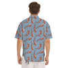 Carp Koi Print Pattern Men's Short Sleeve Shirts-grizzshop