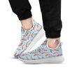 Carp Koi Print Pattern White Athletic Shoes-grizzshop