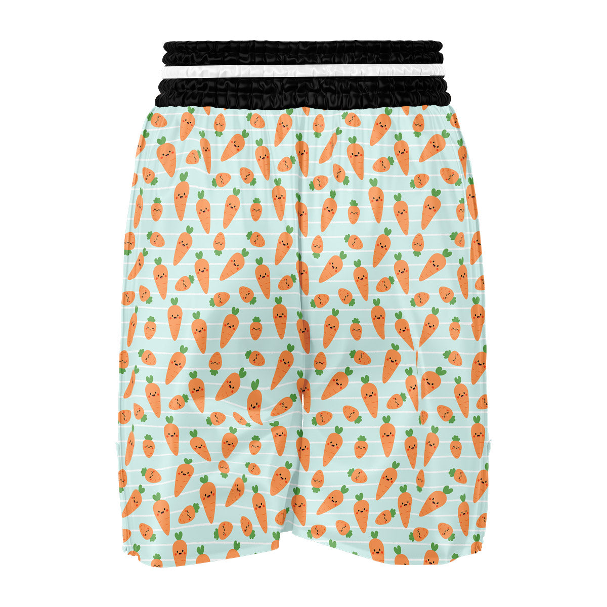 Carrot Cute Print Pattern Boxing Shorts-grizzshop