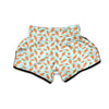 Carrot Cute Print Pattern Muay Thai Boxing Shorts-grizzshop