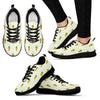 Carrot Dot Pattern Print Black Sneaker Shoes For Men Women-grizzshop
