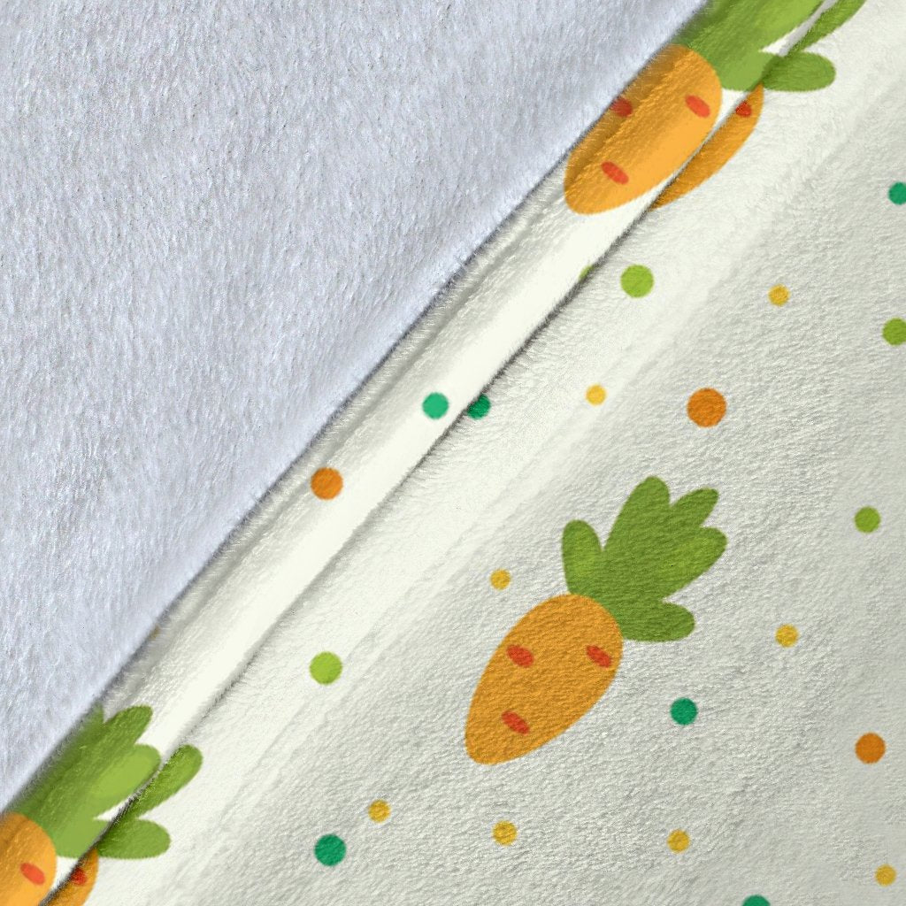Carrot Dot Pattern Print Blanket-grizzshop