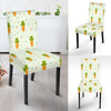 Carrot Dot Pattern Print Chair Cover-grizzshop