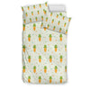 Carrot Dot Pattern Print Duvet Cover Bedding Set-grizzshop