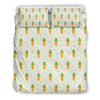 Carrot Dot Pattern Print Duvet Cover Bedding Set-grizzshop