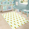 Carrot Dot Pattern Print Floor Mat-grizzshop