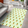 Carrot Dot Pattern Print Floor Mat-grizzshop