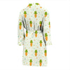 Carrot Dot Pattern Print Men Long Robe-grizzshop