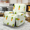 Carrot Dot Pattern Print Recliner Cover-grizzshop