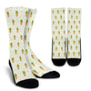 Carrot Dot Pattern Print Unisex Crew Socks-grizzshop