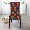 Carrot Face Pattern Print Chair Cover-grizzshop