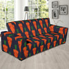 Carrot Face Pattern Print Sofa Covers-grizzshop