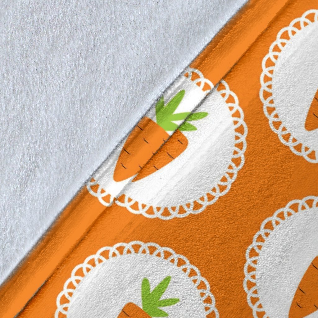 Carrot Pattern Print Blanket-grizzshop