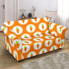 Carrot Pattern Print Loveseat Cover-grizzshop