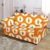 Carrot Pattern Print Loveseat Cover-grizzshop