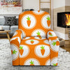 Carrot Pattern Print Recliner Cover-grizzshop