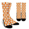 Carrot Pattern Print Unisex Crew Socks-grizzshop