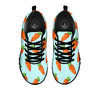 Carrot Print Pattern Black Sneaker-grizzshop