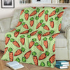 Carrot Print Pattern Blanket-grizzshop