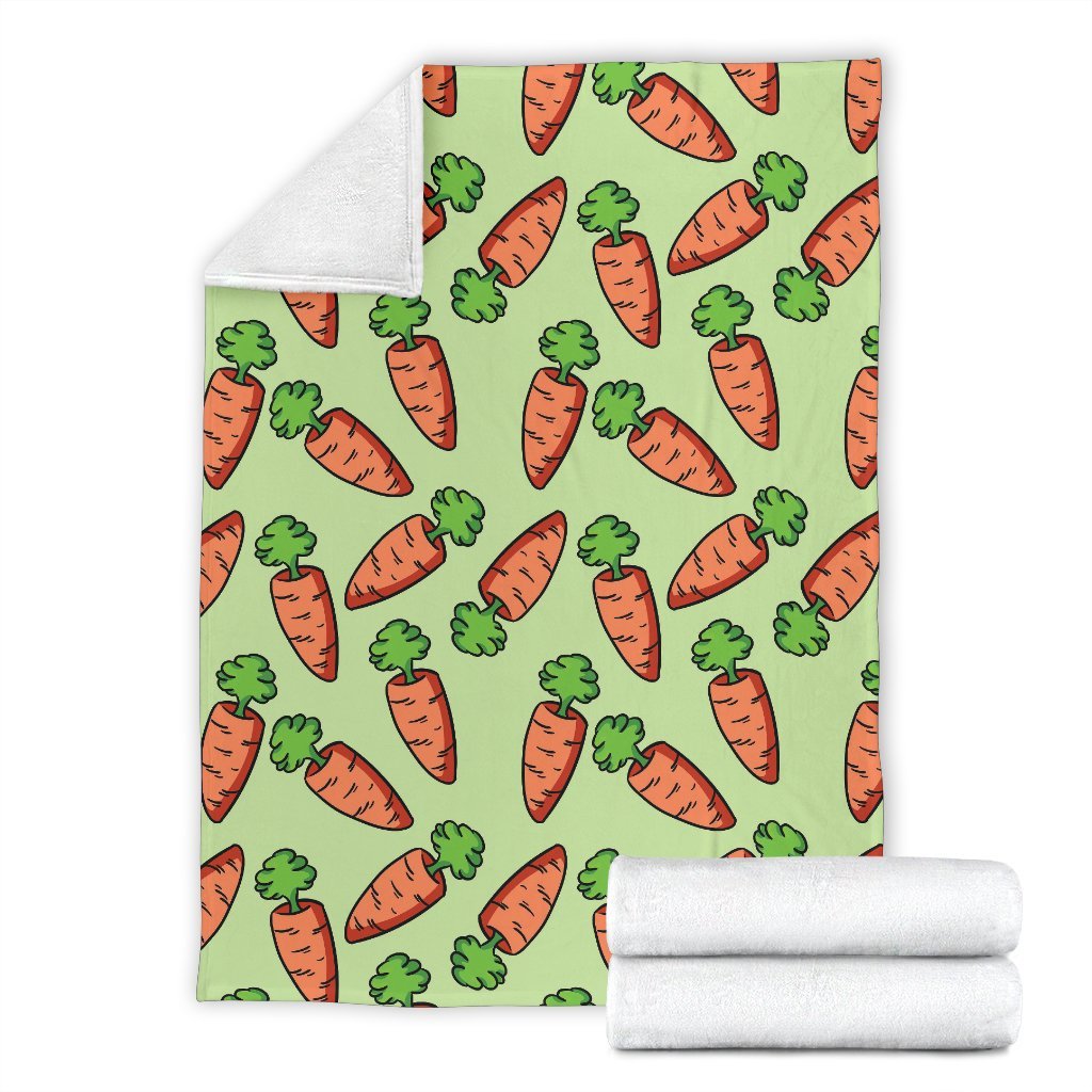 Carrot Print Pattern Blanket-grizzshop