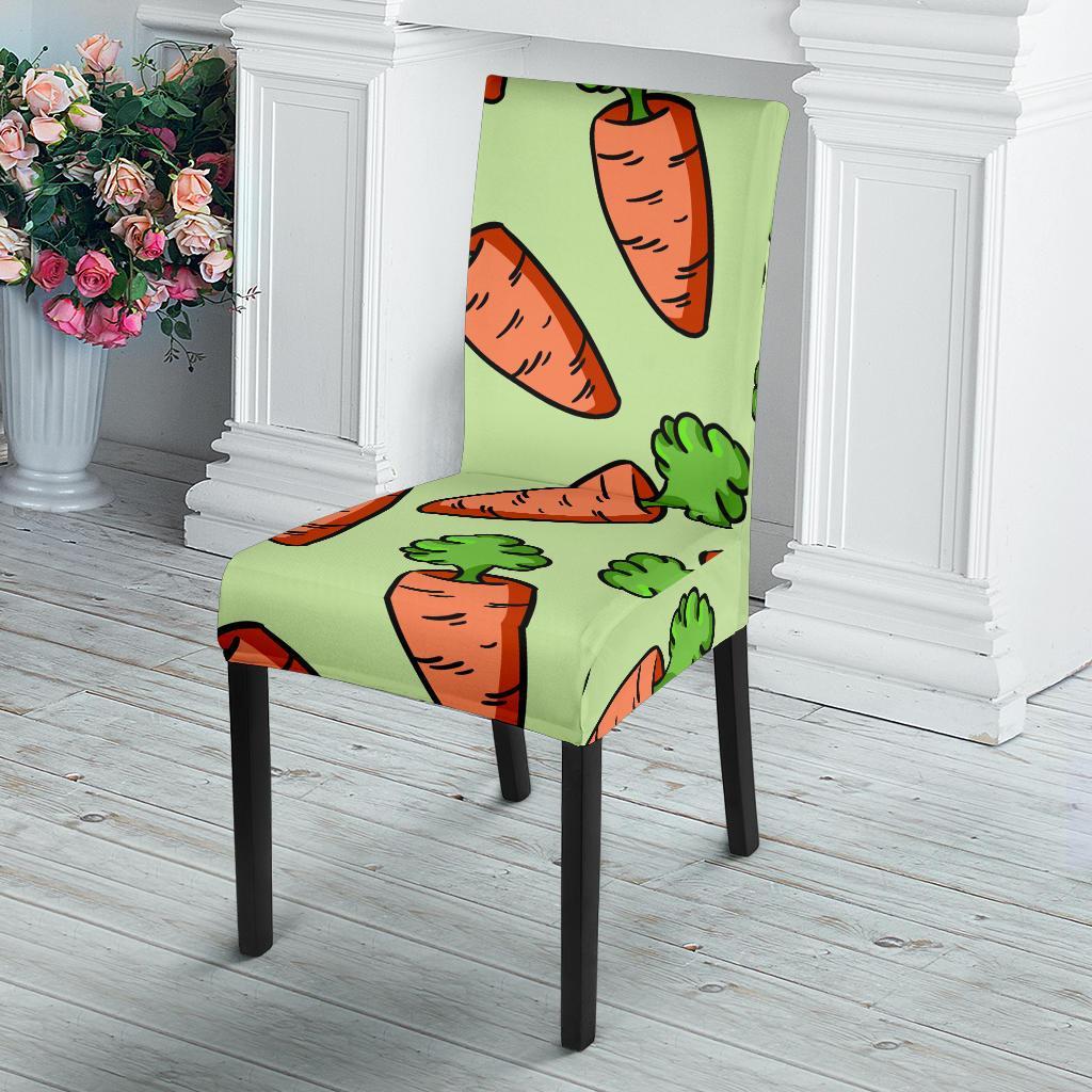 Carrot Print Pattern Chair Cover-grizzshop