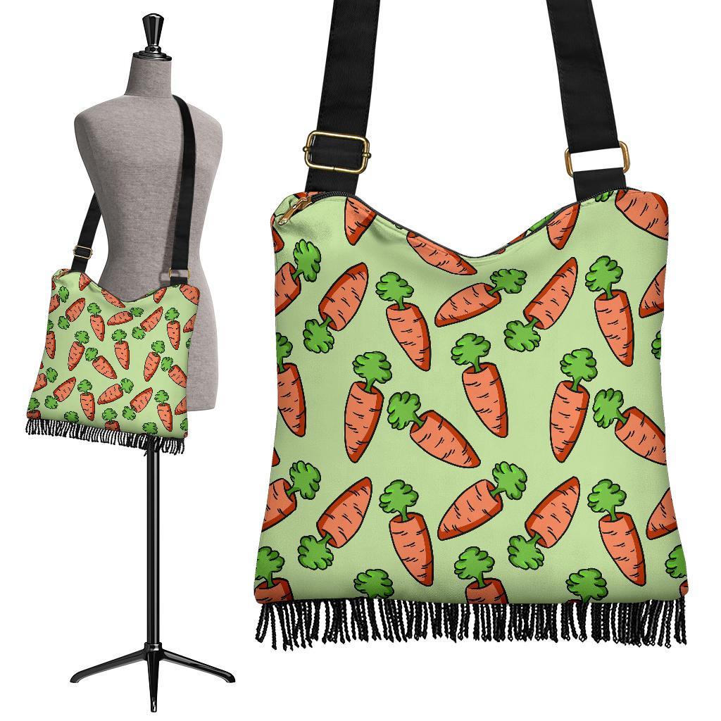 Carrot Print Pattern Crossbody Bags-grizzshop