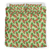 Carrot Print Pattern Duvet Cover Bedding Set-grizzshop