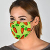 Carrot Print Pattern Face Mask-grizzshop