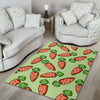 Carrot Print Pattern Floor Mat-grizzshop